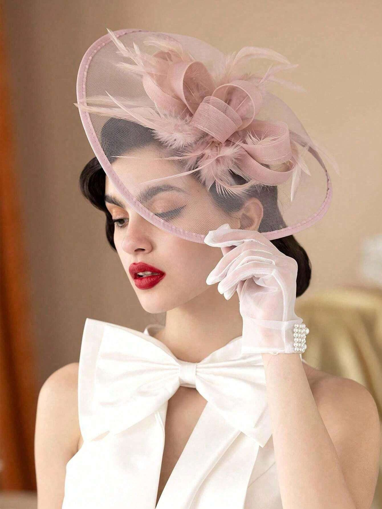 Women'S Fashion Kentucky Derby - 1pc fascinators chapéus para mulheres fantasia