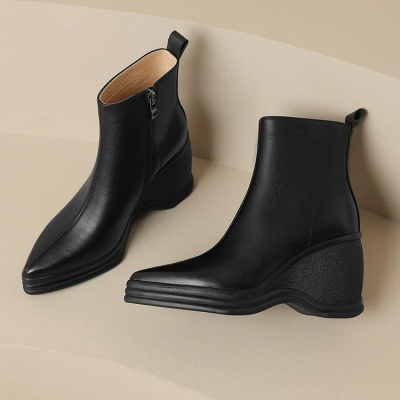 Women'S Fashion Korea - Botas de Salto Alto Femininas de