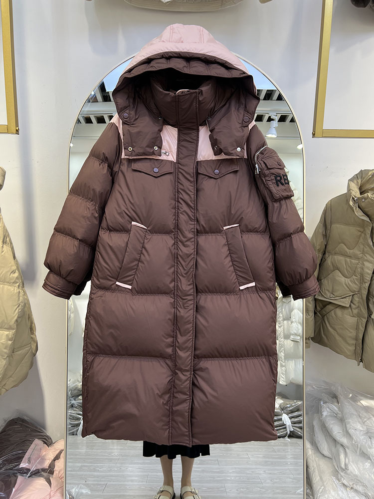 Women Fashion Over The Years - Inverno nova jaqueta feminina longa com