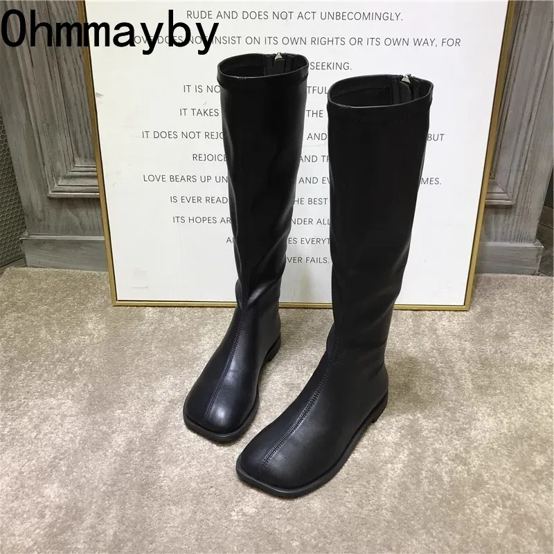 Women'S Fashion Korea - Estilo de rua estiramento feminino joelho