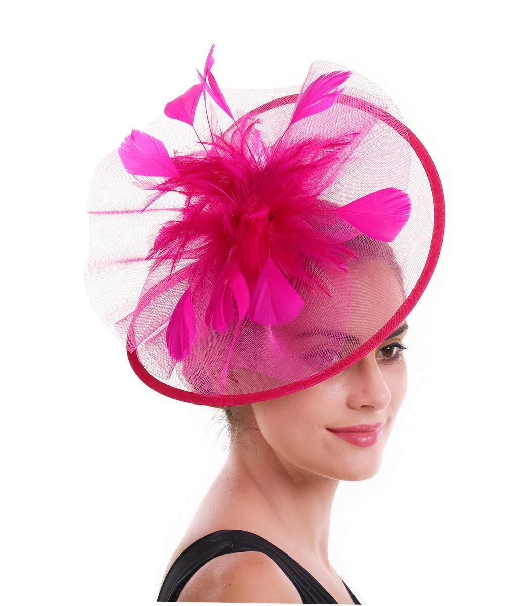 Chapéu Fascinador de Penas par - Women'S Fashion Kentucky Derby avaliação e preço