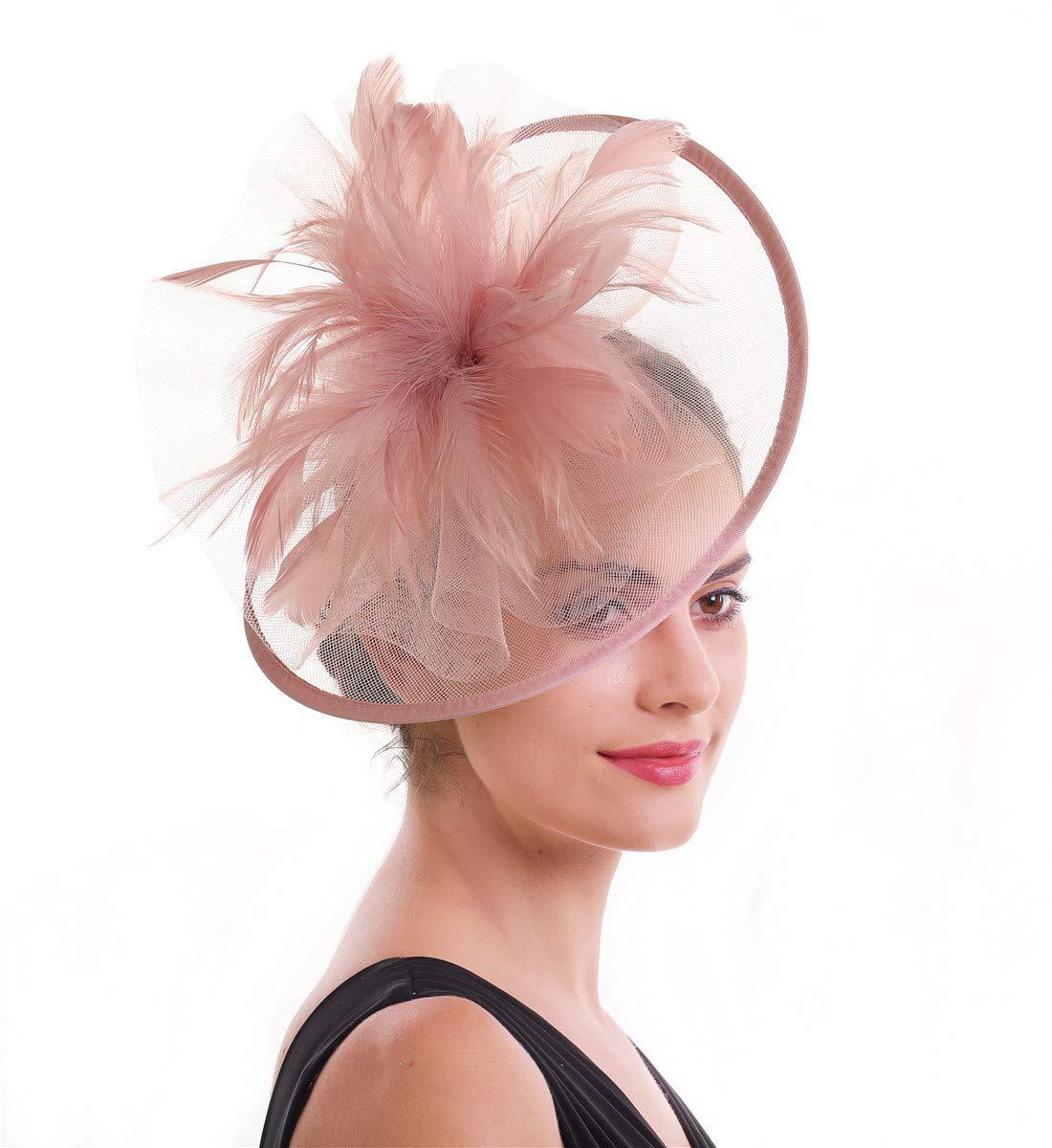Chapéu Fascinador de Penas par - Women'S Fashion Kentucky Derby avaliação e preço