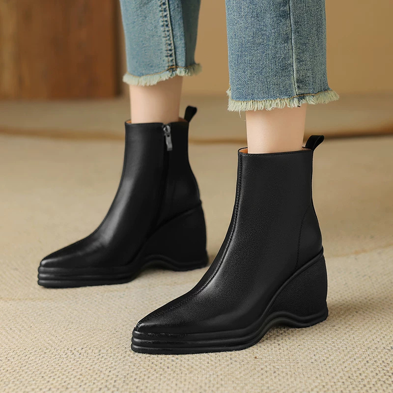 Botas de Salto Alto Femininas  - Women'S Fashion Korea avaliação e preço