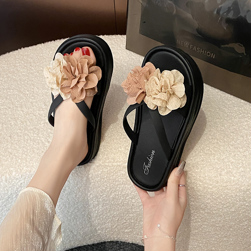 Sandálias de plataforma floral - Women'S Fashion Korea avaliação e preço