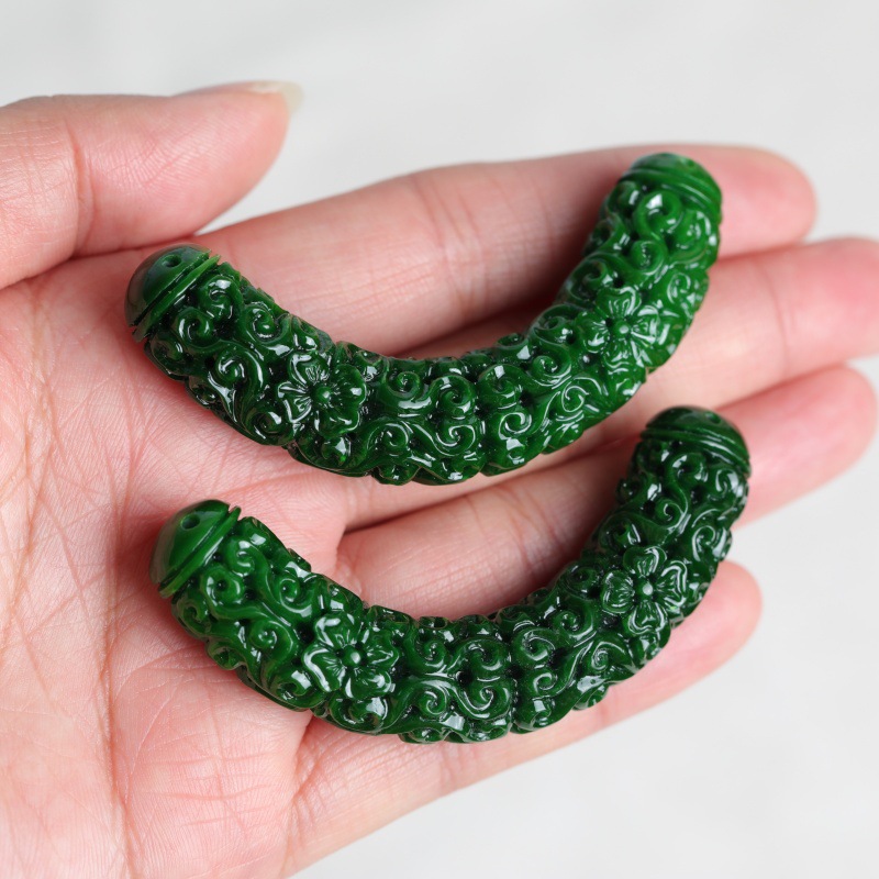 1 peça de Jade Verde Natural e - Women'S Fashion Jewellery avaliação e preço