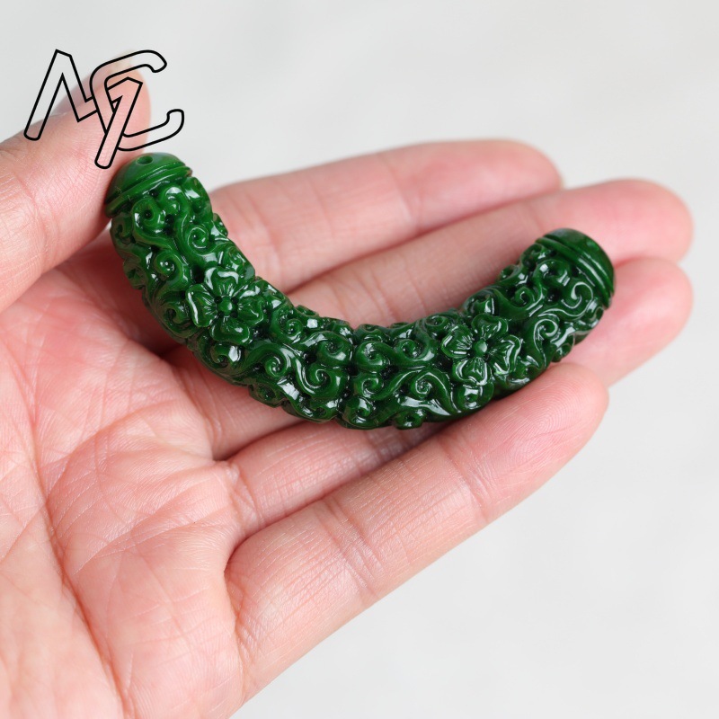 1 peça de Jade Verde Natural e - Women'S Fashion Jewellery avaliação e preço