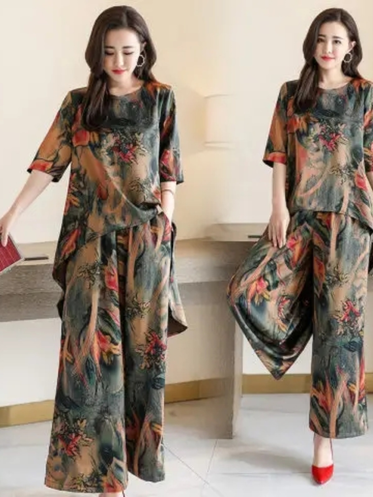 Conjunto de duas peças para mu - Women Fashion Over The Years avaliação e preço