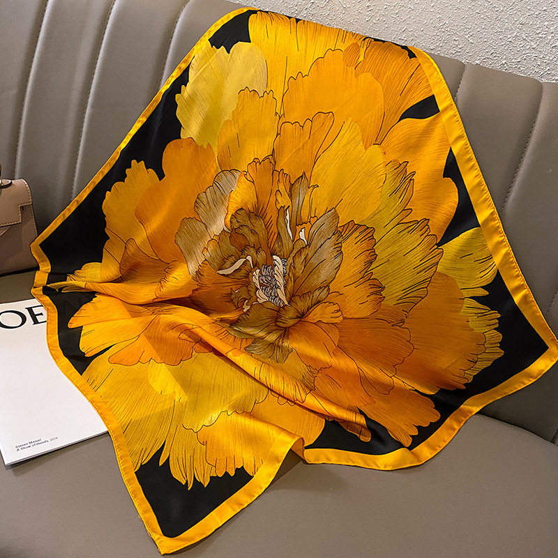Headkerchief cetim de seda par - Women Fashion Necktie avaliação e preço