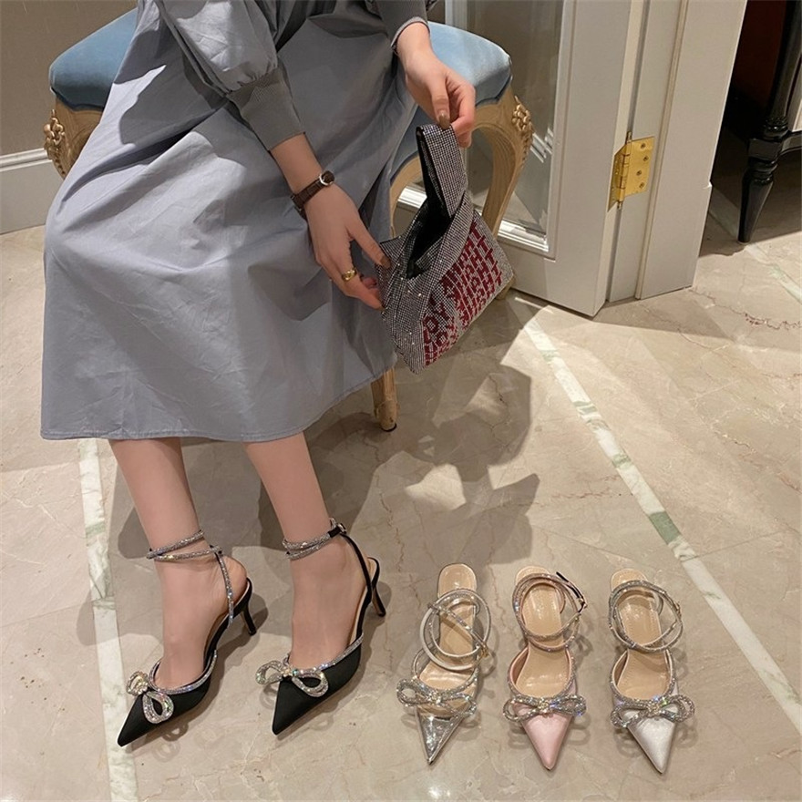 Sandálias Femininas com Laço d - Women'S Fashion Korea avaliação e preço