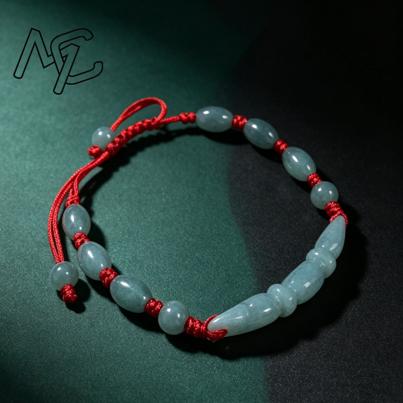 Contas de Jade Azul Natural, E - Women'S Fashion Jewellery avaliação e preço