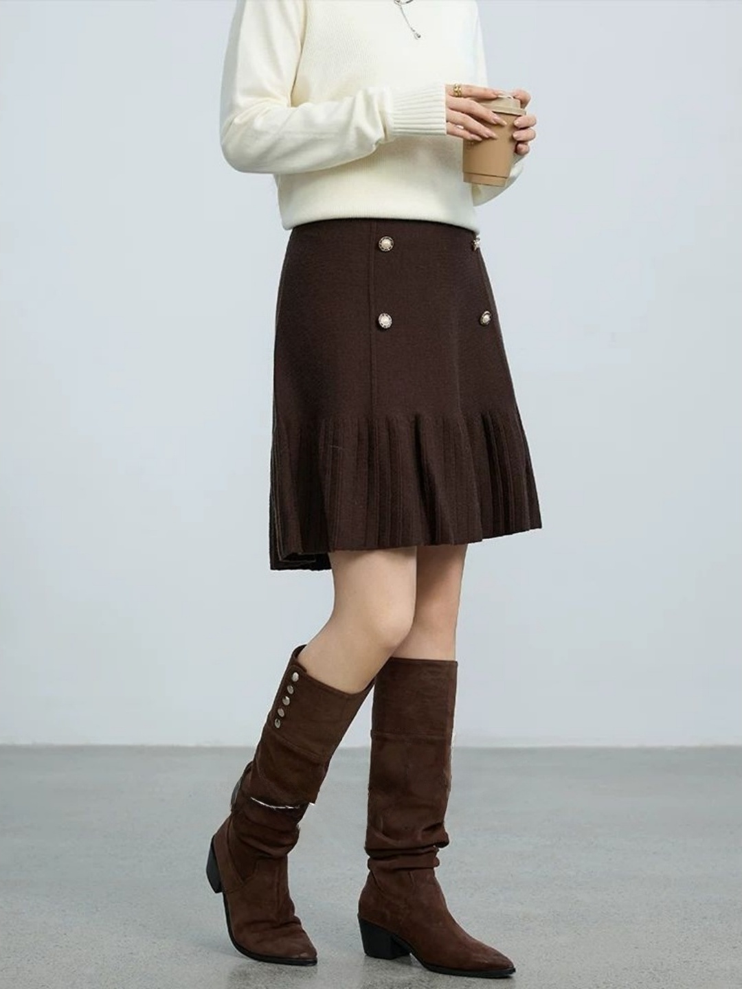 Saia  Godê Plus Size com Cintu - Women Fashion Over The Years avaliação e preço