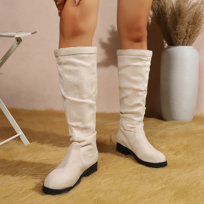 Botas Femininas de Cano Alto c - Women'S Fashion Knee High Boots avaliação e preço